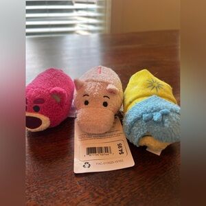 Disney Pixar Tsum Tsum set- Lotso, Hamm, Joy